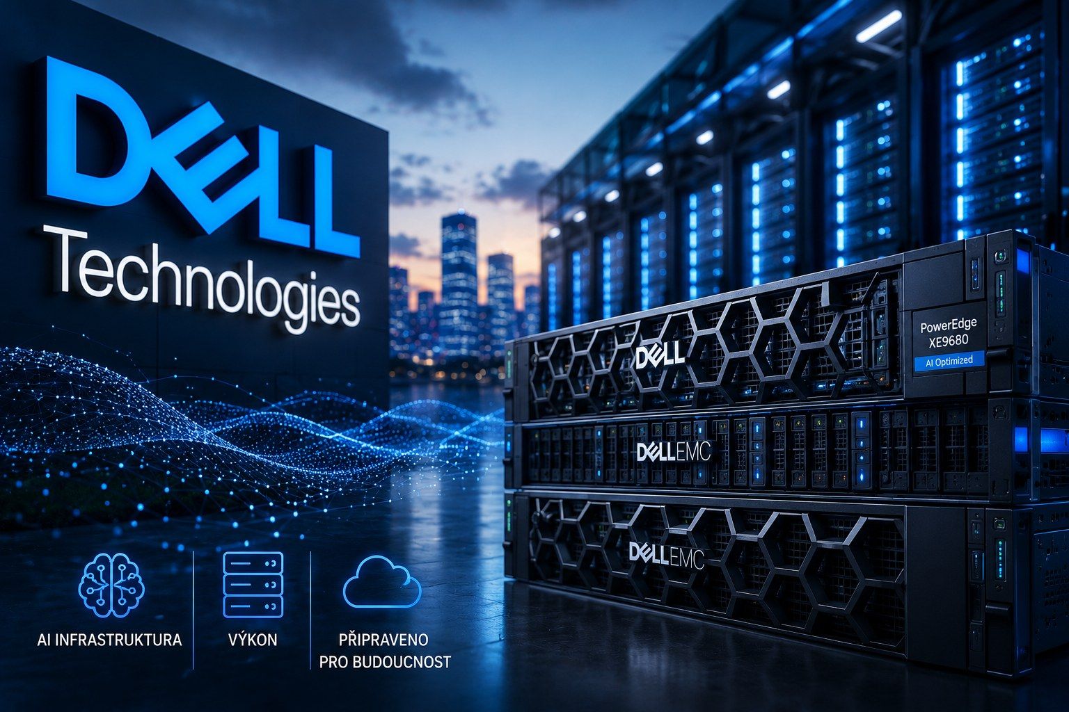 Serverové racky a datacentrová infrastruktura pro umělou inteligenci
